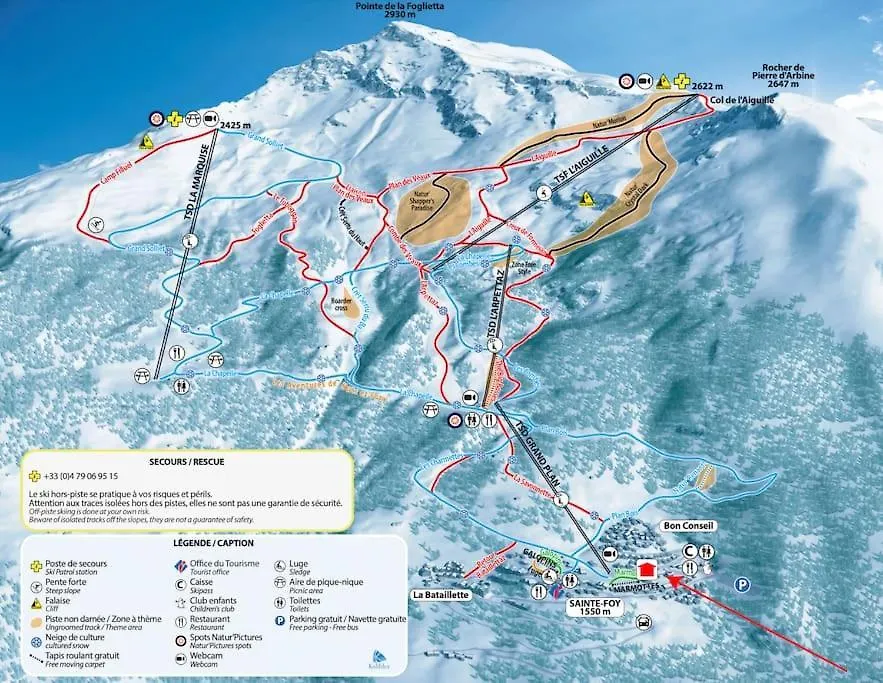 Chalet Meleze Skis Aux Pieds Alpes, Sainte-Foy Station 1550 France